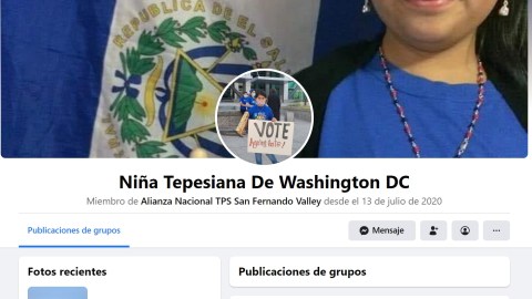 El perfil en Facebook.