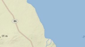 Este gráfico muestra la actividad del miércoles al sur del Mar de Salton.