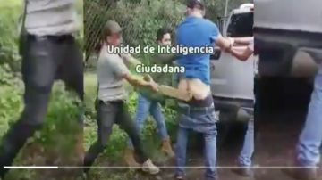VIDEO: Narcos tablean brutalmente a personas que dejen comunidad sin permiso, denuncian