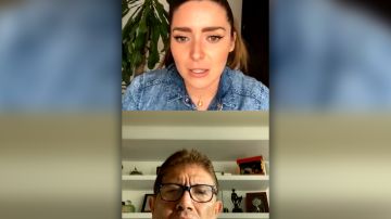 Ariadne Díaz y Juan Osorio hablan en Instagram Live.