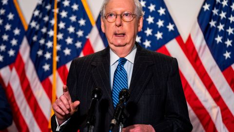 McConnell no aclaró si la votación sería antes del 3 de noviembre.