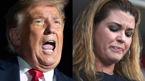 Donald Trump y Alicia Machado