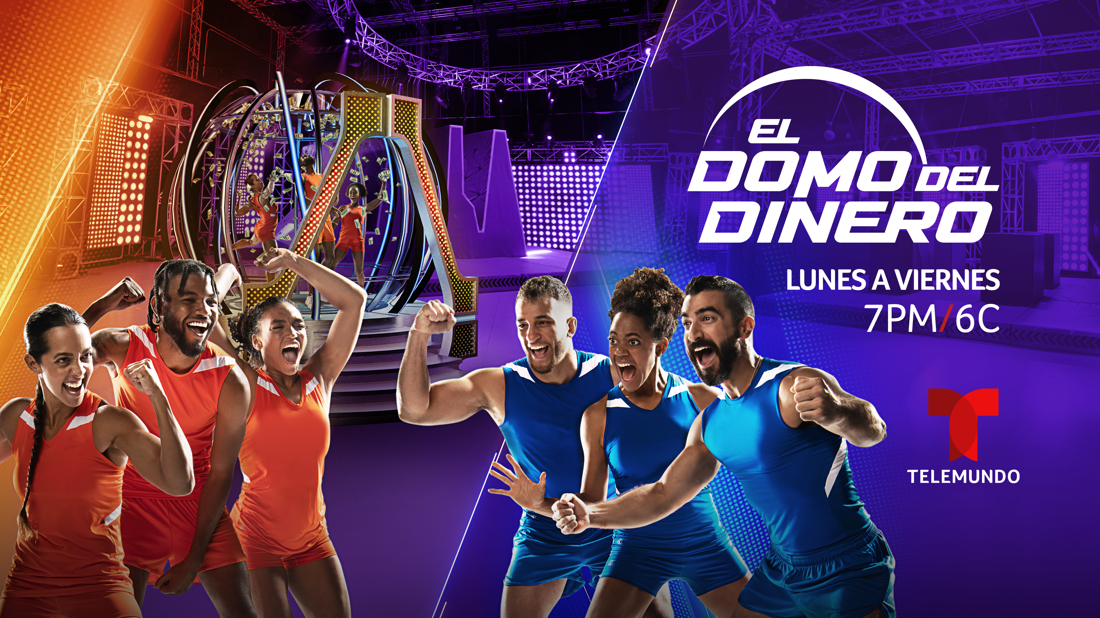 'El Domo del Dinero', la nueva competencia extrema de Telemundo. / Foto: Telemundo