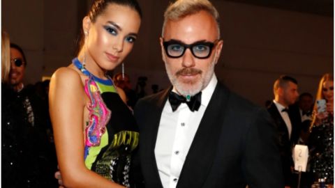 Gianluca Vacchi y Sharon Fonseca