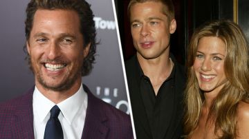 Matthew McConaughey habla sobre el reencuentro de Brad Pitt y Jennifer Aniston.