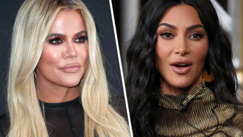 Khloé Kardashian y Kim Kardashian.