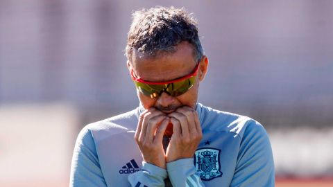 Luis Enrique, seleccionador de España.