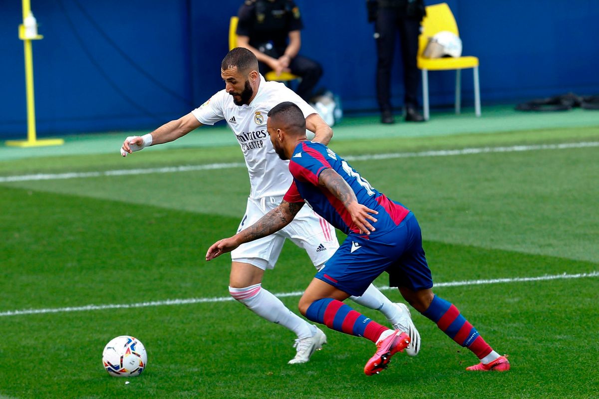 Karim Benzema aprovechó la última oportunidad del partido para poner el marcador definitivo.