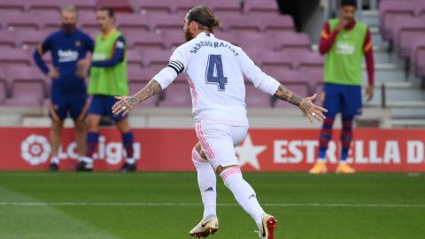 Sergio Ramos, la gran figura del Clásico español.