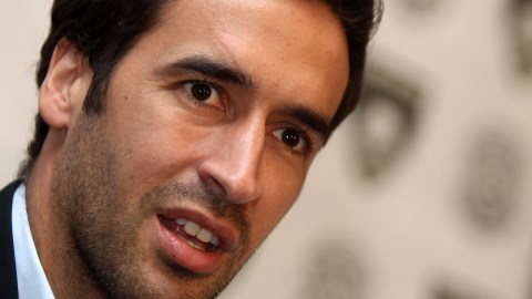 Raúl González Blanco, símbolo del Real Madrid.