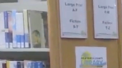 El presidente Donald Trump a su llegada al centro de votación de Palm Beach.