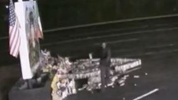 Imágenes del acto de vandalismo.