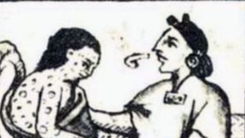 Los indígenas del centro de México sufrieron una mortal epidemia de viruela en 1520.