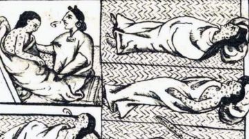 Los indígenas del centro de México sufrieron una mortal epidemia de viruela en 1520.