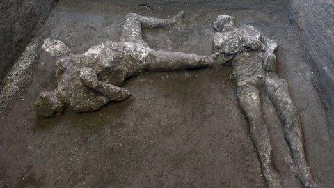Los dos cuerpos fueron hallados en una villa en las afueras de Pompeya.