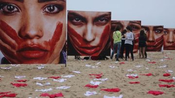 Protesta contra la violencia de género en Brasil. Foto de archivo.