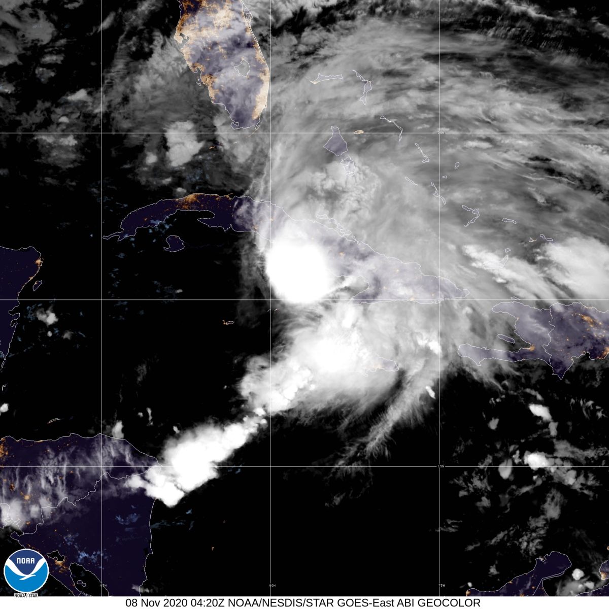 La tormenta tropical Eta ya amenaza a Florida después que cruce sobre