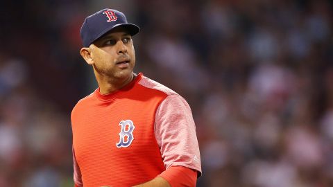Alex cora red sox boston presentación