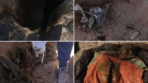Colectivo Buscadoras por la Paz encuentran fosas clandestinas en Sonora México.