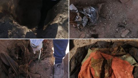 Colectivo Buscadoras por la Paz encuentran fosas clandestinas en Sonora México.