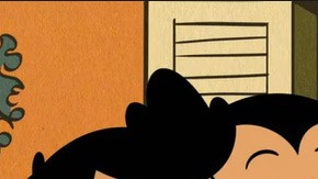 Ernesto Estrella, el personaje al que pone voz George Lopez, con los Casagrandes.