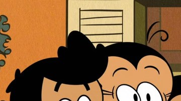 Ernesto Estrella, el personaje al que pone voz George Lopez, con los Casagrandes.