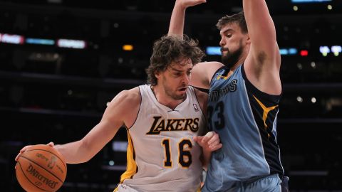 Pau vs. Marc en 2011. Diez años después el hermano menor de los Gasol llega a Lakers.