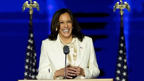 Kamala Harris, primera vicepresidenta electa de Estados Unidos.