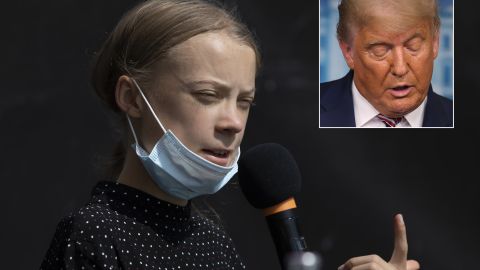 La relación entre Thunberg y Trump ha sido tensas en redes sociales.