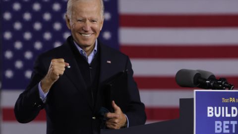 Biden celebró la participación de los votantes.