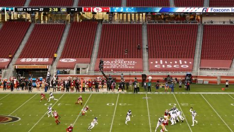 Vista del estadio Levi's, casa de los 49ers de San Francisco.