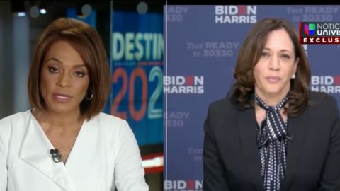 Ilia Calderón y Kamala Harris