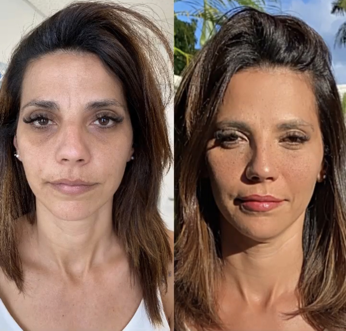 El antes y después de la hermana de Quique Usales