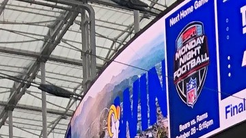 El majestuoso SoFi Stadium de Los Ángeles donde juegan los Rams.