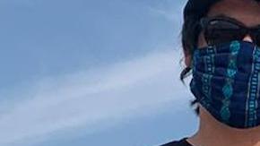 Joseph Escobar, "Joe Paleta", crea paletas artísticas contra ICE.  (Cortesía Joseph Escobar)