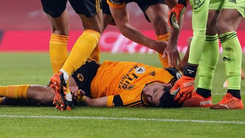 Raul jimenez golpe cabeza