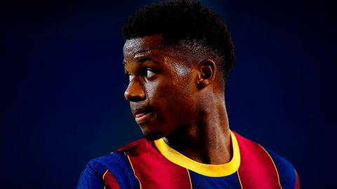 Ansu Fati, jugador del FC Barcelona.