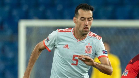 Sergio Busquets se lesionó ante Suiza.