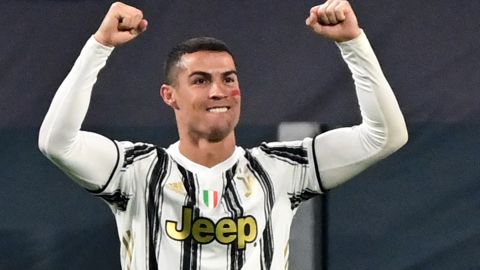 Cristiano Ronaldo celebra uno de sus goles.
