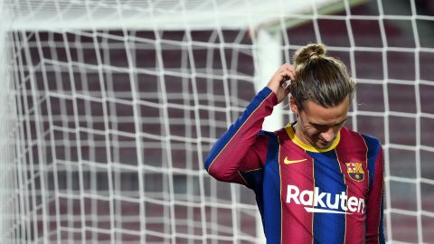 Antoine Griezmann no enfoca el punto de mira en el Barcelona.