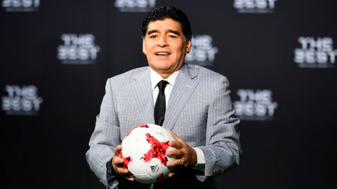 Diego Armando Maradona, inmortal del fútbol mundial.
