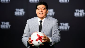 Diego Armando Maradona, inmortal del fútbol mundial.