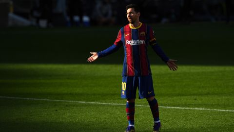 Messi se vistió de Diego Armando Maradona.