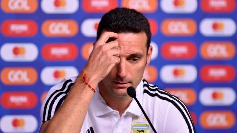 Lionel Scaloni, técnoco de la albiceleste.