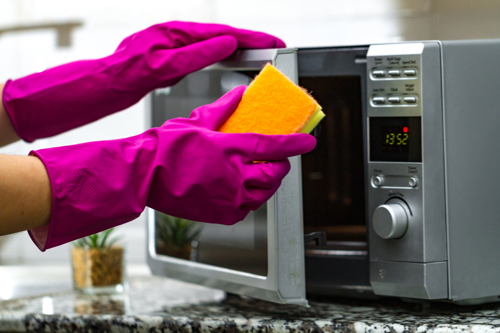 Limpiador de frigoríficos Limpiador de microondas de cocina Adecuado para limpiar hornos microondas y refrigeradores Desodorante para frigorífico Limpiador de microondas