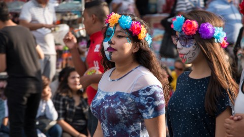 Celebraciones del Día de Muertos en México.