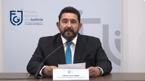 Ulises Lara, vocero de la Fiscalía de la CDMX.