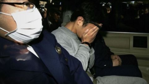 Takahiro Shiraishi después de ser arrestado en 2017.