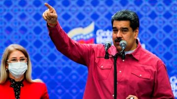 Maduro celebró el logro electoral de su movimiento político.