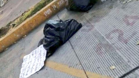 Fotos: Unión Tepito amenaza al CJNG y otros cárteles con descuartizado y narcomensaje